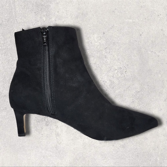 H&M Black Ankle Suede Boots - Picture 3 of 6